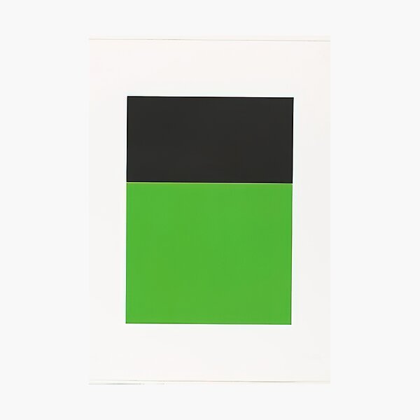 Artikelvorschau, Schwarzgrün aus der Serie von zehn Lithografien entworfen und verkauft von EtherShadeArt.