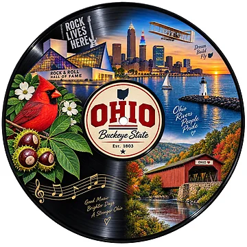 Aperçu de l'œuvre Disque vinyle de l'Ohio de Whimspired By Paxx