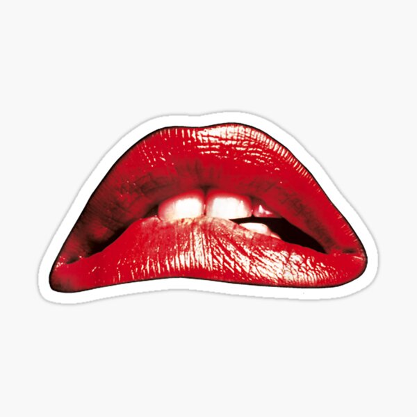 Aperçu de l'œuvre Lèvres rouges iconiques du Rocky Horror Picture Show créée et vendue par Holyiury.