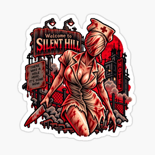 Artikelvorschau, Silent Hill 2 Bubble Head Nurse Survival Horror entworfen und verkauft von Pandaburba.
