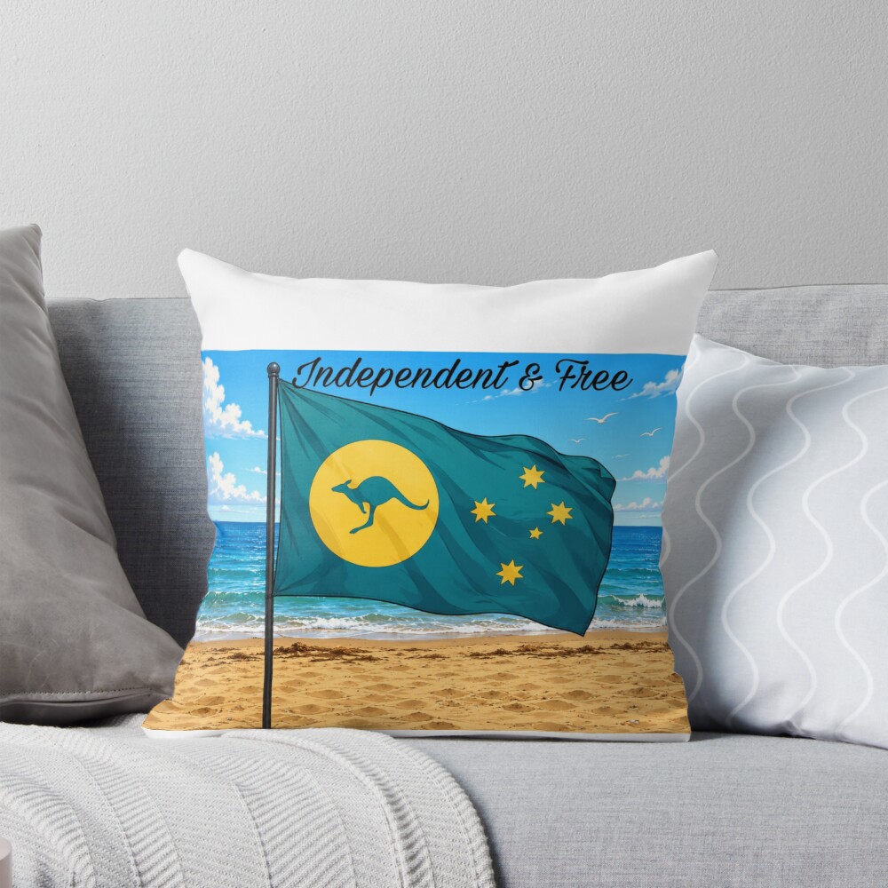 Item preview, Throw Pillow designed and sold by Kangaroo Sun.