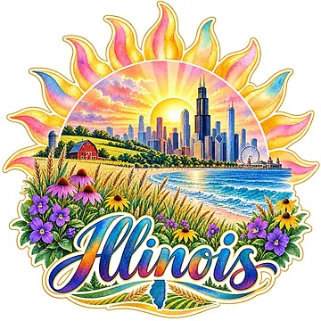 Artwork thumbnail, Prairie State Sun by Whimspired By Paxx