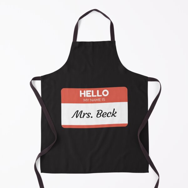 Item preview, Hello My Name Is Mrs Beck Family Name Personalized Design designed and sold by JhonaDLl.