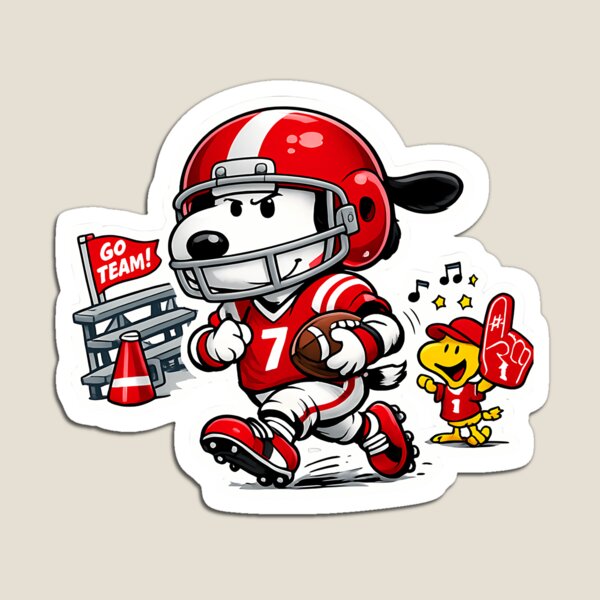 Item preview,  Snoopy Football Team With Woodstock designed and sold by JhinK1.