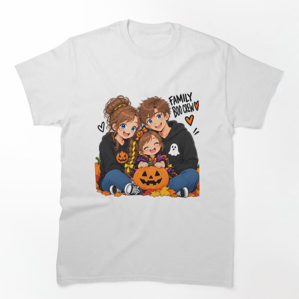 Aperçu de l'œuvre Dessin animé familial d'Halloween Boo Crew créée et vendue par Kenzie & Co.