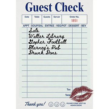 Artwork thumbnail, Minnesota Checklist by kalisssssss