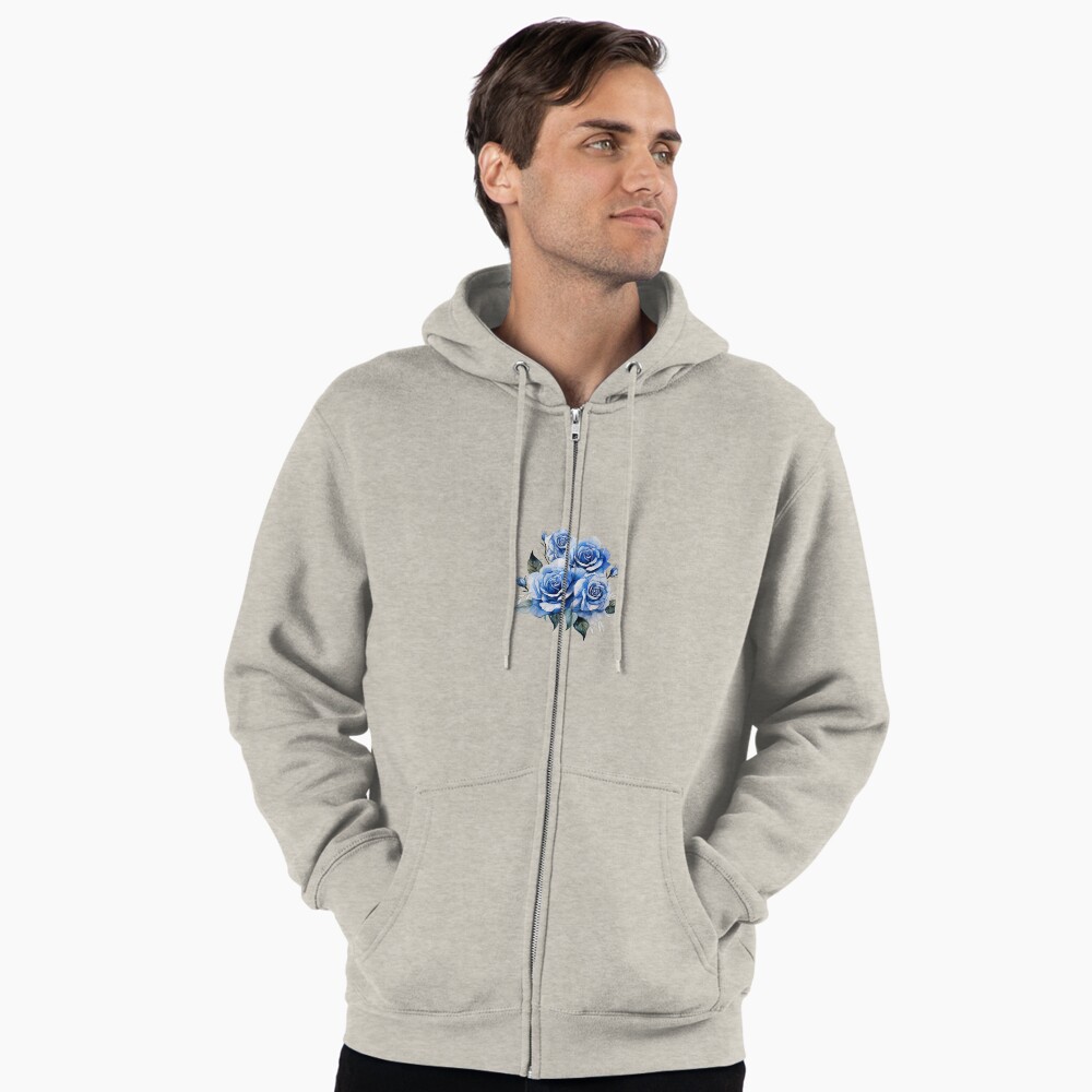 Aperçu de l'œuvre Veste zippée à capuche créée et vendue par Mandayartstudio.