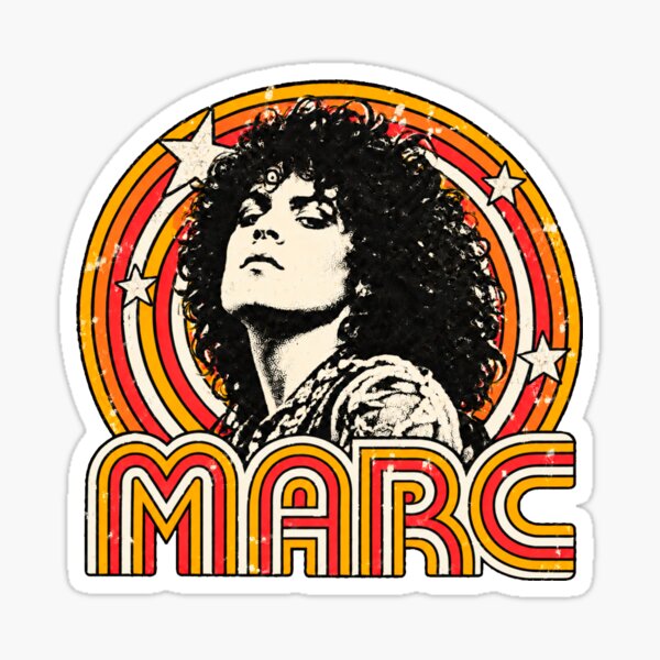 Aperçu de l'œuvre Marc Bolan - T. Rex créée et vendue par rockthatshirt.