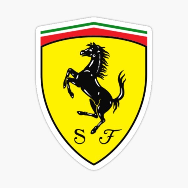 Item preview, Logotipo de Ferrari Racing | Diseño automotriz de autos deportivos italianos designed and sold by Wearecarlovers-.