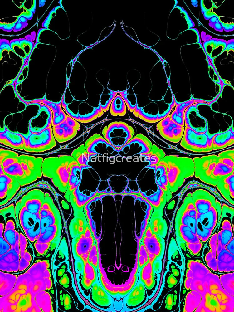 Thumbnail 4 of 4, iPhone Case, Acid Burnout 4 designed and sold by Natfigcreates.
