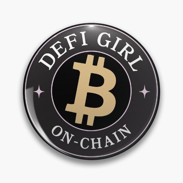 Artikelvorschau, DeFi Girl On-Chain Bitcoin Krypto entworfen und verkauft von TaraGbear.