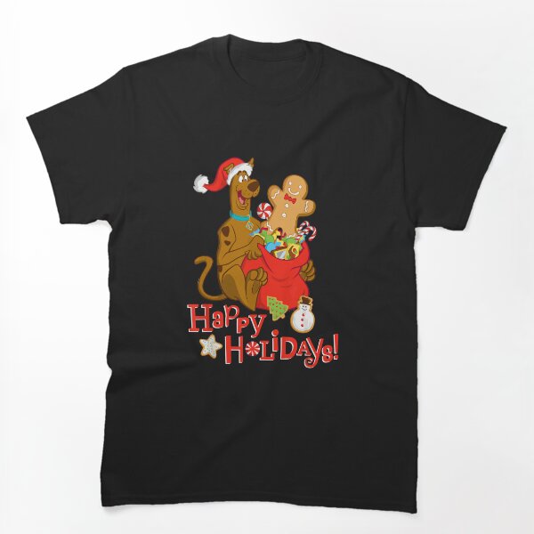 Aperçu de l'œuvre Scooby-Doo Noël Joyeuses fêtes Sac de bonbons du Père Noël créée et vendue par tiabletz.
