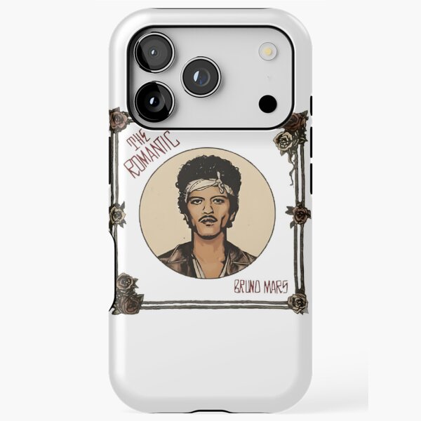 Aperçu de l'œuvre Design inspiré par Bruno Mars pour les amoureux de la musique romantique créée et vendue par Jerryharts T-shirt Store.