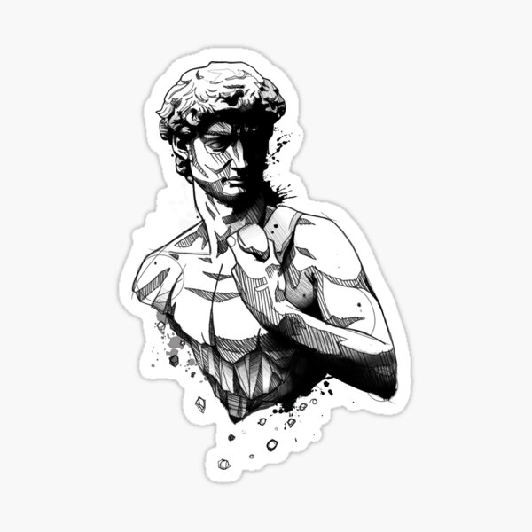 Aperçu de l'œuvre David. Style croquis. créée et vendue par HACHURA T.