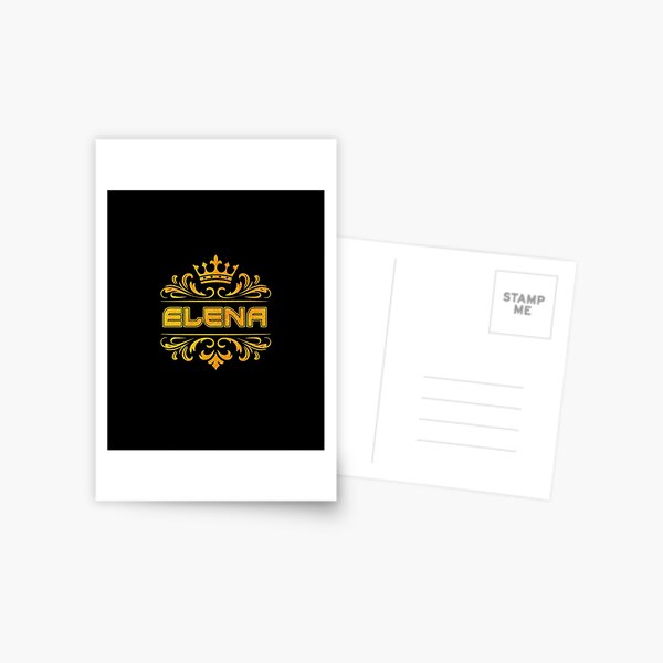 Artikelvorschau, Elena – Personalisierter Name mit Krone – Cooles und individuelles Geschenk für Mädchen und Teenager entworfen und verkauft von Oussinc.