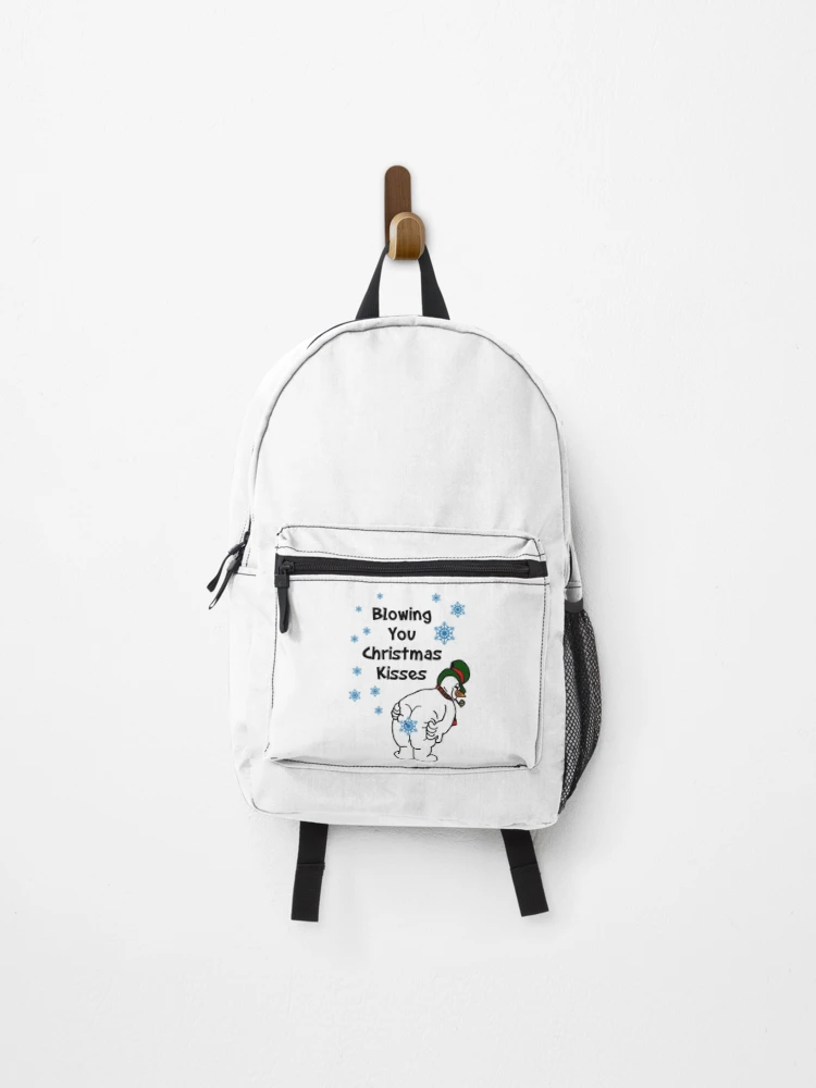 Thumbnail 1 of 3, Backpack, Blowing You Christmas Kisses designed and sold by AmericanCustom.