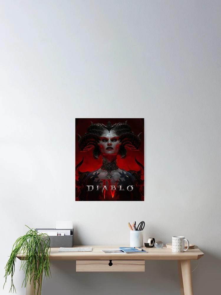 Thumbnail 2 of 3, Poster, Diablo 4 designed and sold by Cross-Hatch.