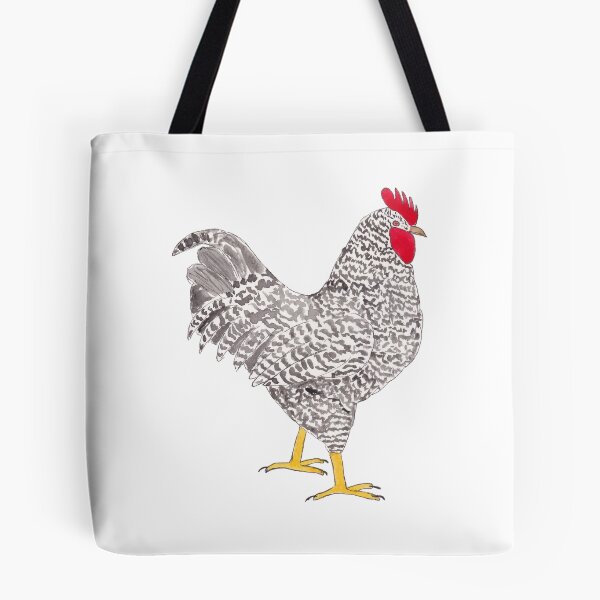 Artikelvorschau, Rooster Tusche und Aquarell entworfen und verkauft von SGrownsSketches.