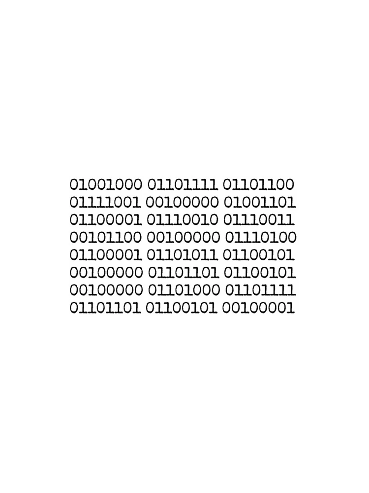Thumbnail 4 of 4, iPhone Case, Binary Code System - 0 1 Computer Science designed and sold by justforart91.