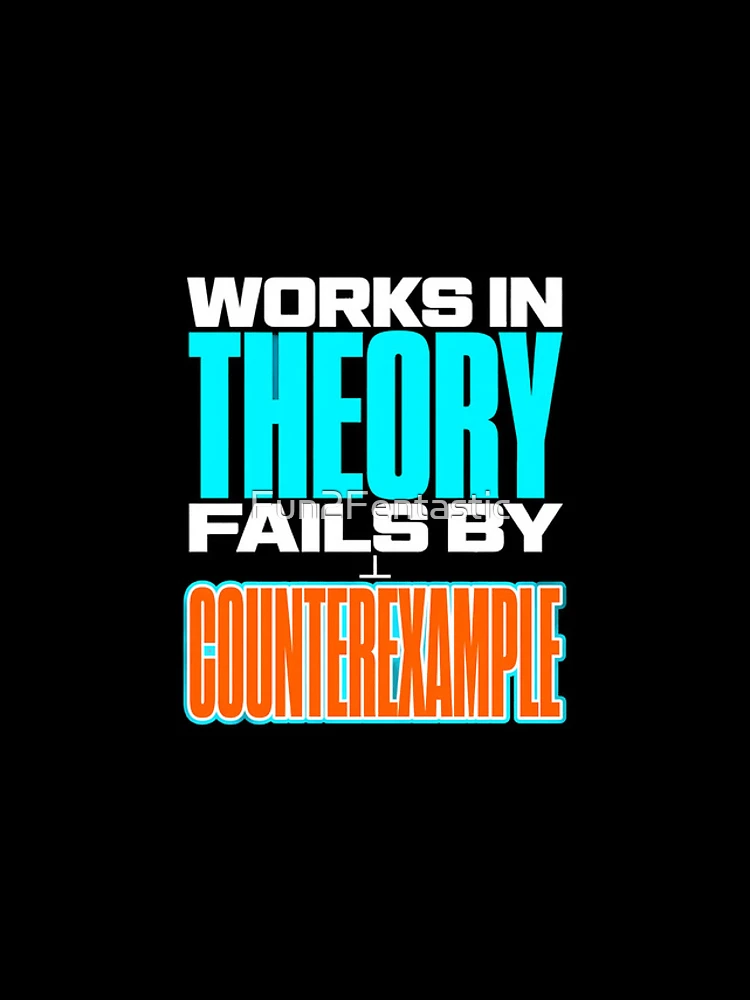 Thumbnail 4 of 4, iPhone Case, Fails By Counterexample Math Student Typography designed and sold by Fun2Fentastic.