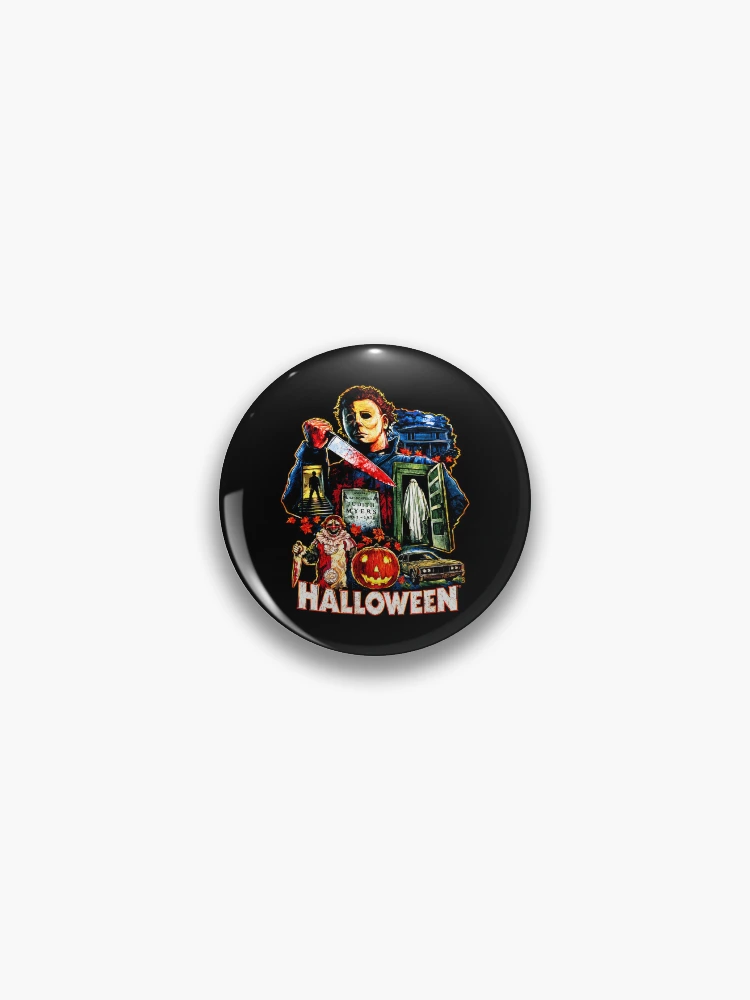 Thumbnail 1 of 3, Pin, Horror Movie designed and sold by HeiroseOffical.