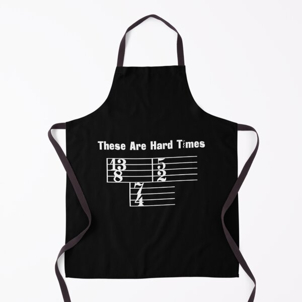 Item preview, These Are Hard Times Funny Music Design for Music Lovers designed and sold by Whatafuck-.