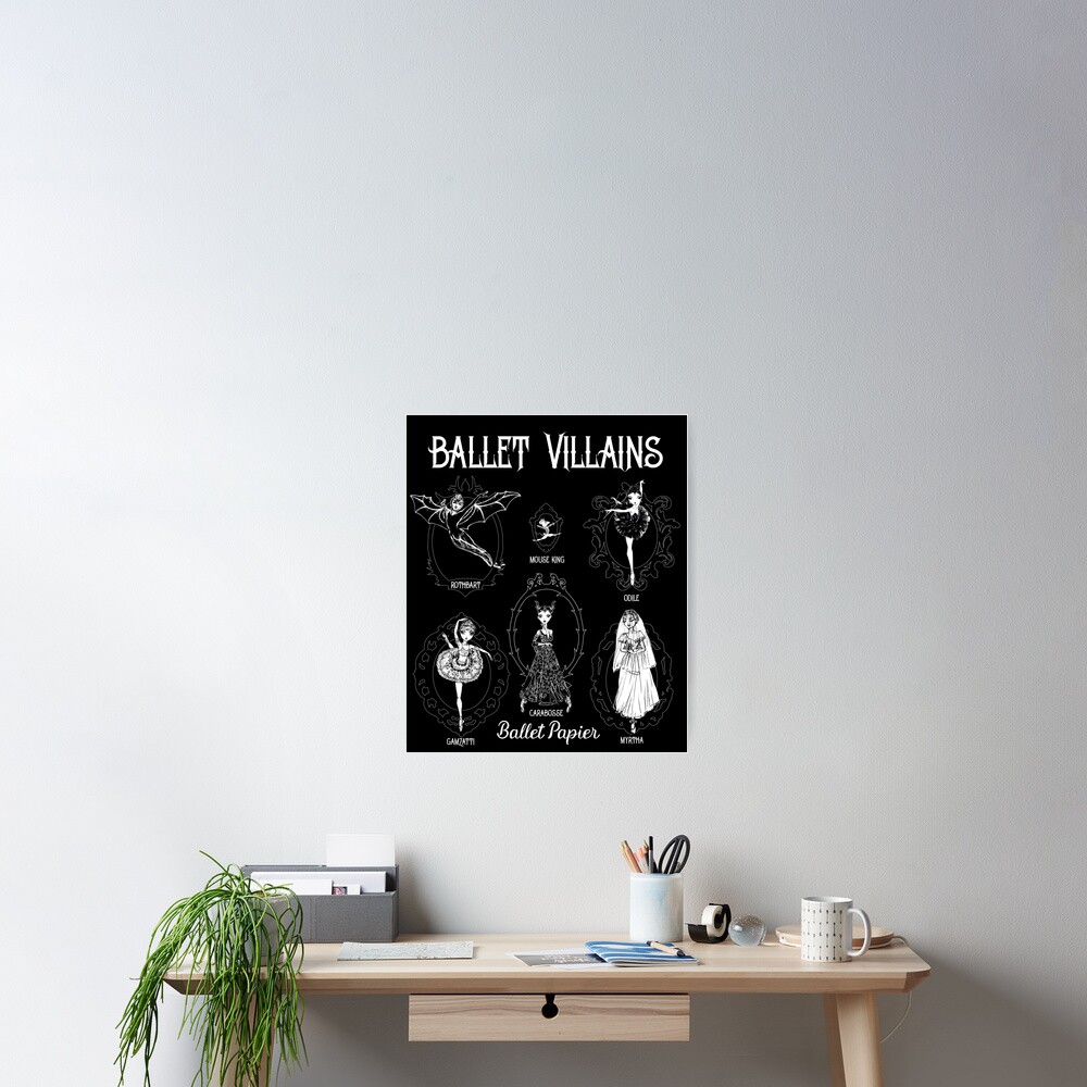 Vista previa del artículo con la obra «Póster», diseñado y vendido por Ballet Papier.