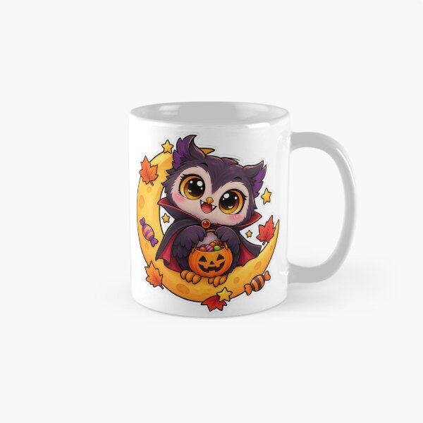 Item preview, Cute Vampire Owl Halloween Pumpkin Sticker designed and sold by Polmack  ⭐⭐⭐⭐⭐.