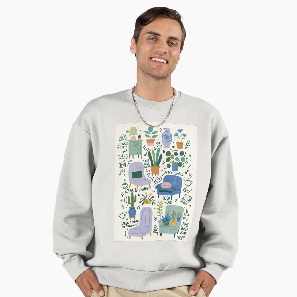 Aperçu de l'œuvre Sweatshirt premium oversize créée et vendue par Print Fiction.