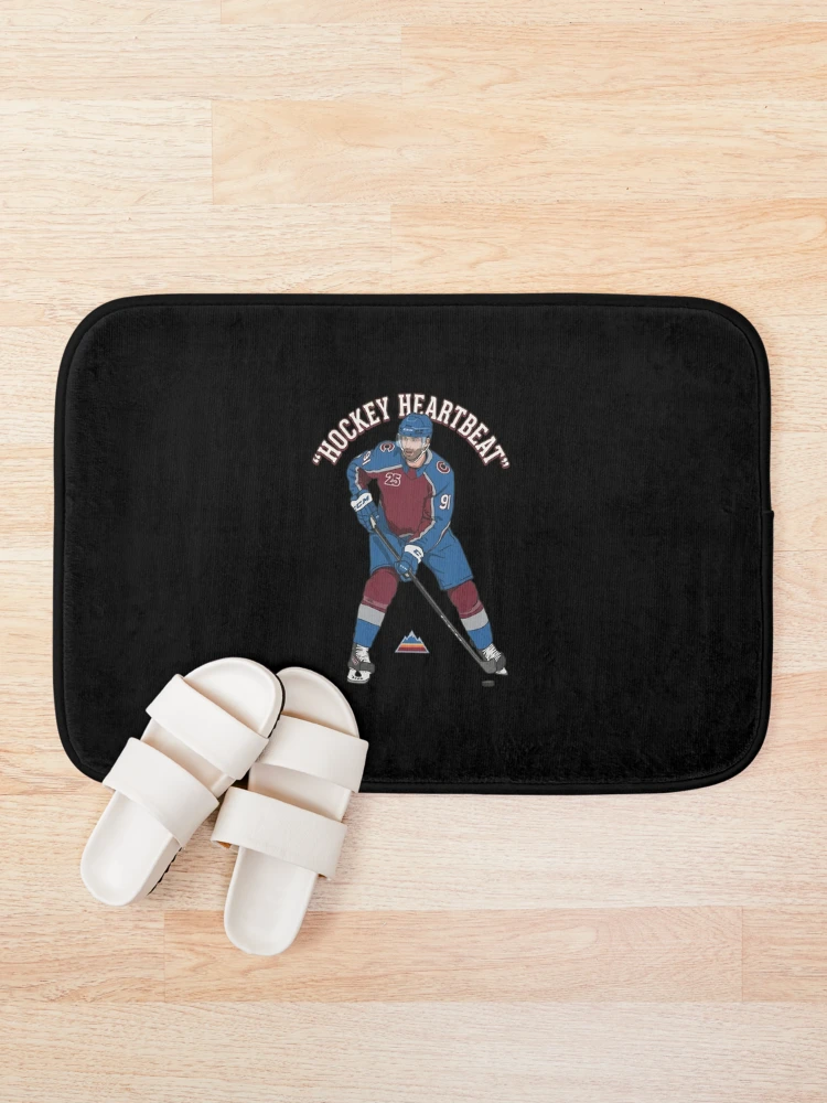 Thumbnail 1 of 6, Bath Mat, 8-Bit Hockey Pixel designed and sold by JAMESJOHNLA.