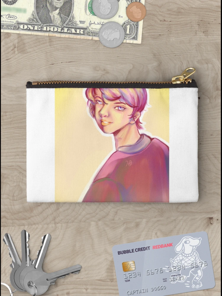 Imagen 3 de 4, Bolsos de mano con la obra Niño de pelo rosa, diseñada y vendida por crestwo-supply.
