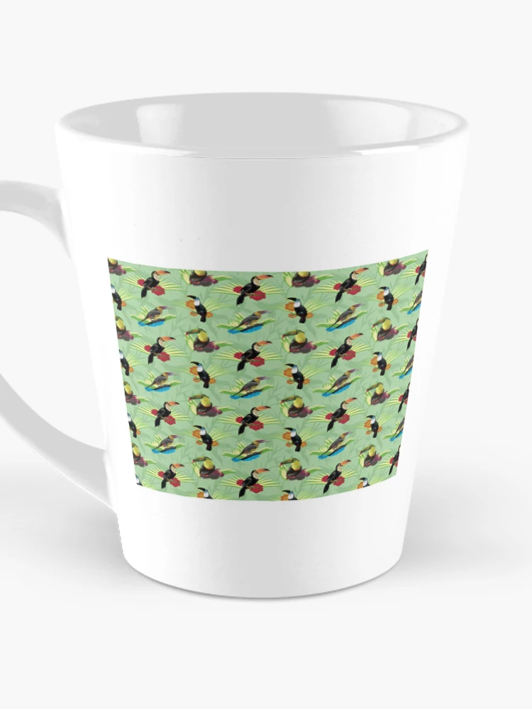 Thumbnail 3 of 4, Coffee Mug, Toucans Pattern designed and sold by eiden-roney.