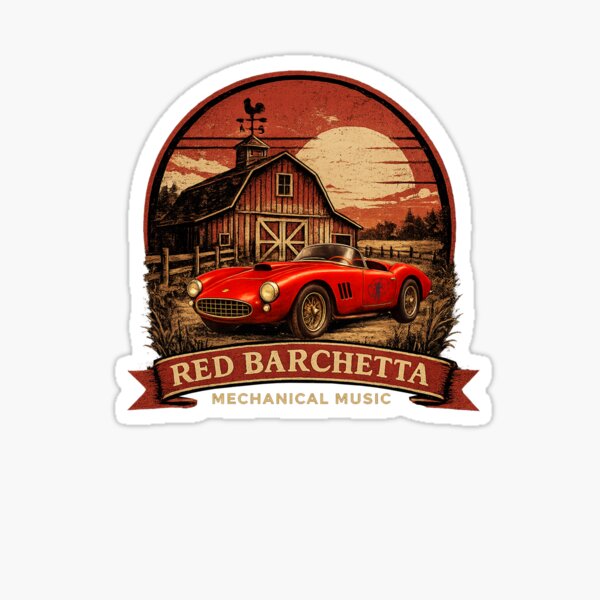 Item preview, Red Barchetta – Música mecánica, arte de coches clásicos designed and sold by The-Jerk-Store.