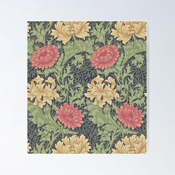 Item preview, Papel pintado de William Morris - Crisantemo, circa 1876 designed and sold by Hedrin.