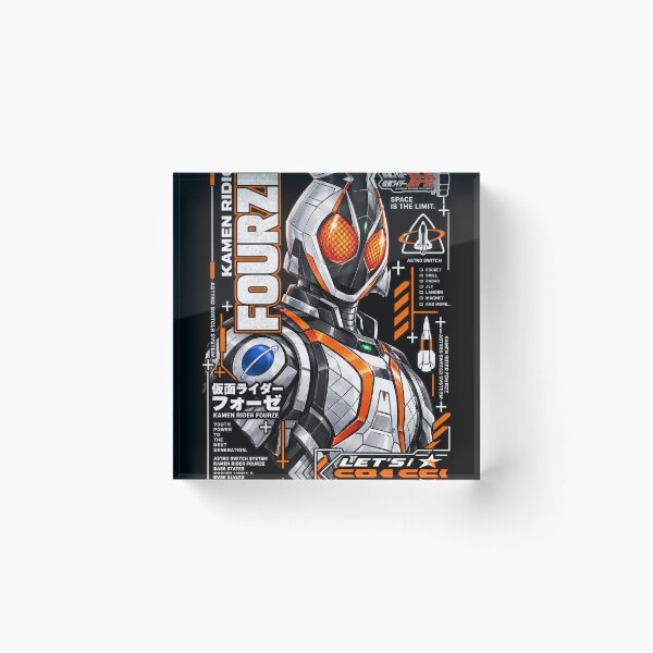 Aperçu de l'œuvre Design de héros tokusatsu japonais inspiré de Kamen Rider Fourze créée et vendue par shincustomid.