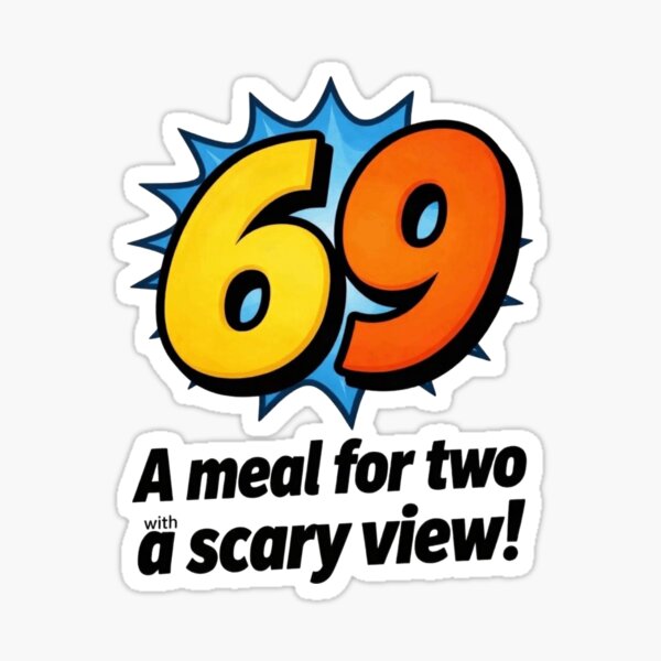 Item preview, Divertido cómic pop art de humor para adultos "69 Comida para dos" designed and sold by Flirt-Teez.