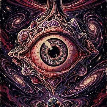 Artwork thumbnail, The Eye Beneath Reality by DibujandoPorfa