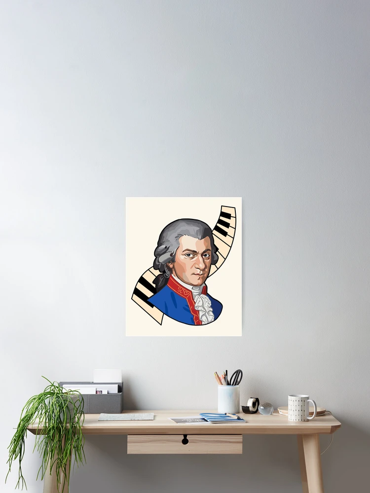 Thumbnail 2 of 3, Poster, Music Maestro Mozart designed and sold by FanFest.