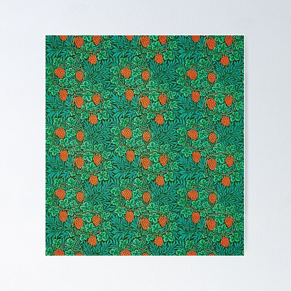 Item preview, Copia de un papel pintado de William Morris - Vid, circa 1873. designed and sold by Hedrin.