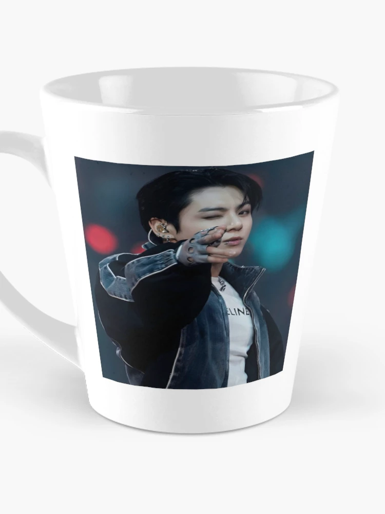 Imagen 3 de 4, Taza de café con la obra Colección de fan art de Jungkook de BTS K-Pop, diseñada y vendida por just._.mee.
