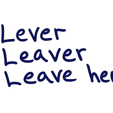 Artwork thumbnail, Lever, Leaver, Leave Her by abeink