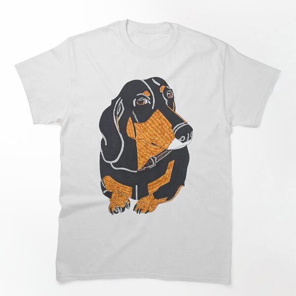 Item preview, Buddy, el perro salchicha, mirando de reojo. designed and sold by Bountiful Creatures.
