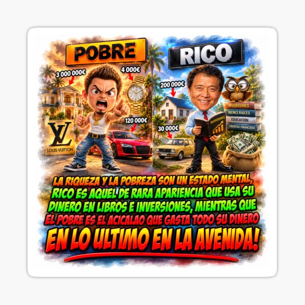 Item preview, Pobre Y Rico designed and sold by Julio Rojas.