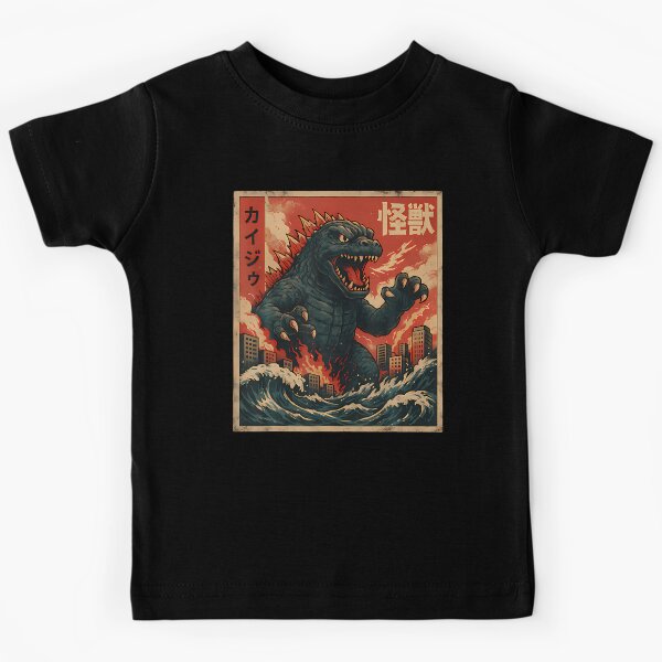 Artikelvorschau, Kaiju Vintage Japanische Anime-Kunst Retro entworfen und verkauft von OddityVault.