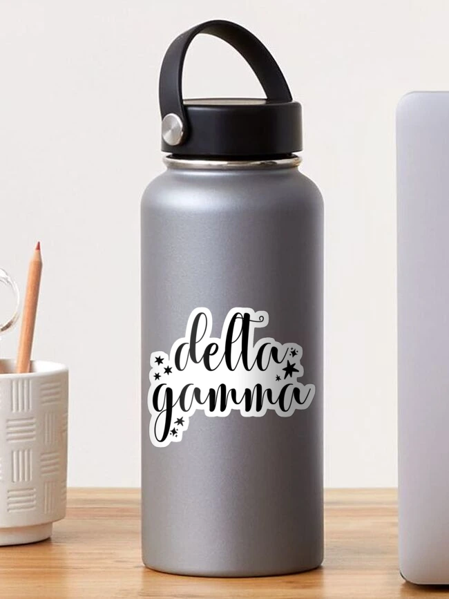 Thumbnail 1 of 3, Sticker, Delta Gamma Stars designed and sold by sheadrawstuff.