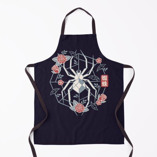 Item preview, Geometric Spider with Web and Floral Botanical Frame designed and sold by NemiMakeit.