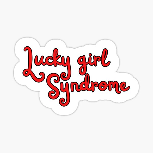 Aperçu de l'œuvre Syndrome de la fille chanceuse créée et vendue par niiceshop.