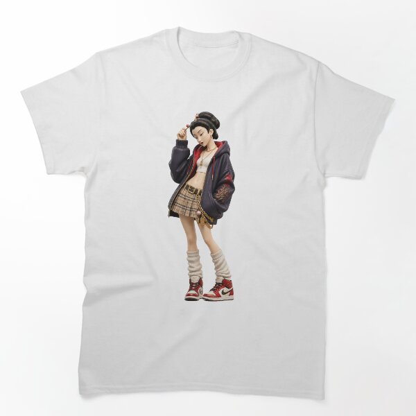 Item preview, Tokyo Ukiyo-e Streetwear – Personaje de moda urbana japonesa GAL designed and sold by RhymeArc.