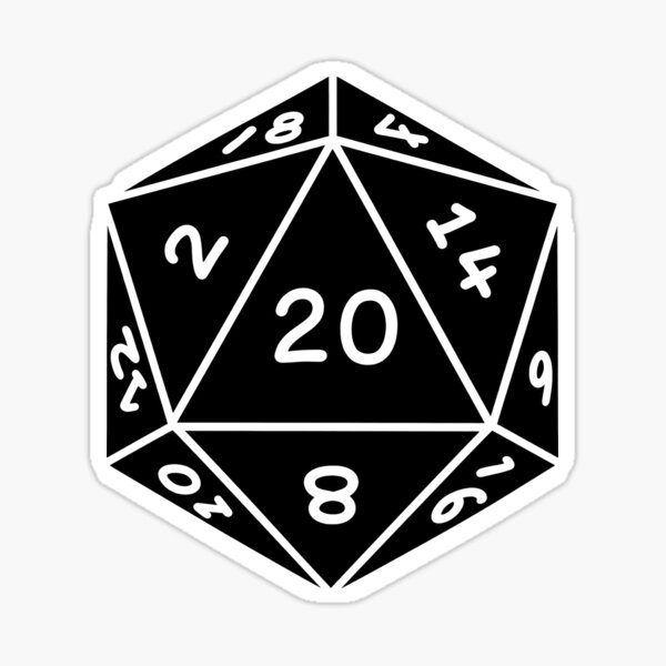 Aperçu de l'œuvre D20 Critique créée et vendue par Gamify Store.
