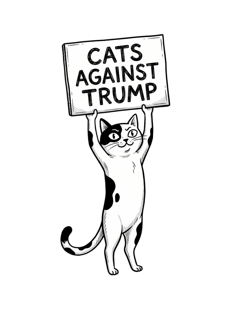 Thumbnail 4 of 4, iPhone Case, Cats Against Trump designed and sold by world+167.